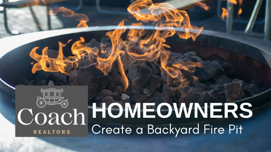 Backyard Fire Pit - Homeowners - Coach Realtors